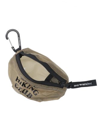 And Wander Mens Accessories Brown Nylon