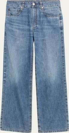 Brunello Cucinelli Super Light Relaxed-Leg Jeans