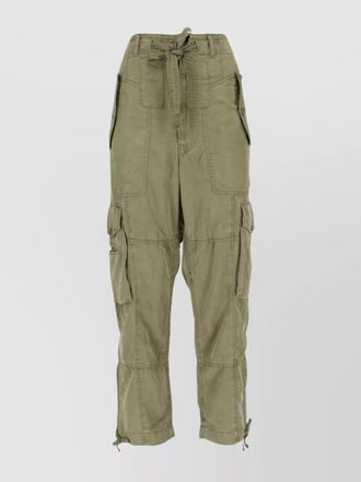Polo Ralph Lauren linen-blend cargo tapered trousers