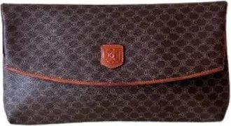 Celine Pre-owned Pouch Bag - Dames - Vintage Clutch - Bruin - ONE Size - Leer - Vintage