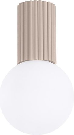 Sollux Lighting Design Deckenlampe Halo &oslash; 12x21 cm - Taupe