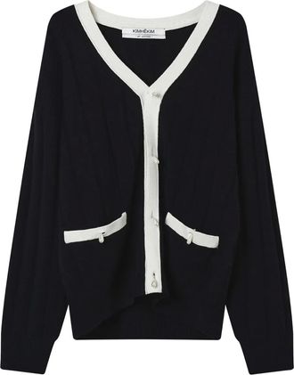 Kimhekim Vest met lange mouwen - Zwart