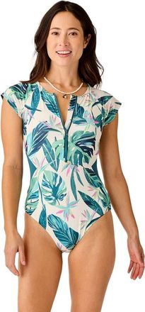 Carve Designs All Day One Piece Tall in Palmetto W. Nightdive at Nordstrom, Size Medium