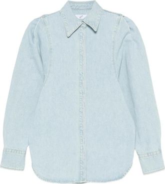 Bite Studios Puff-sleeve Denim Shirt