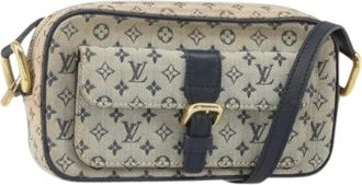 Louis Vuitton Pre-owned Cross Body Bags, female, Blue, Size: ONE SIZE Pre-owned Canvas Cross Body Bag