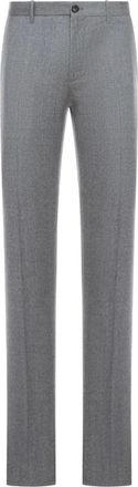 Incotex Pantaloni dritti in lana - - Trousers - Uomo - Grigio - M