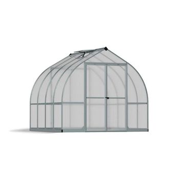 Palram Greenhouse Bella Kit 8 x 8 Feet - L243.9 x W244 x H219 cm - Silver