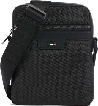 HUGO BOSS Tassen, Heren, Zwart, ONE Size, Polyester, Ray N NS Zip