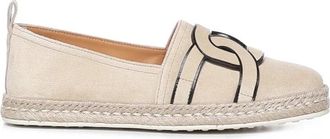 Tod's Stijlvolle Su&egrave;de Espadrilles - Dames - Espadrilles - Beige - 36 EU - Su&egrave;de - Schoenen
