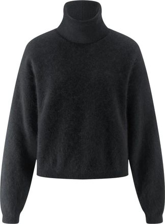 Riani Jersey de cuello alto mullido - Knitwear - Mujer - Negro - L