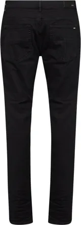 Amiri Mens Jeans Stack Skinny-Fit Black Cotton