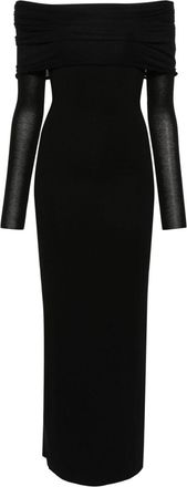 Manurí Amara 2.6 maxi dress - women - Viscose/Spandex/Elastane - M - Black