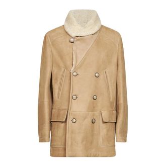 Brunello Cucinelli Heren, Mantels, Beige, Maat: XL