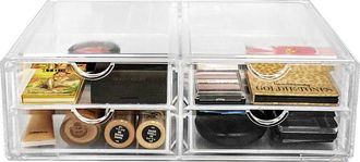 Sorbus Acrylic 4 Drawer Cosmetics Makeup & Jewelry Storage Case X-Large Display Set in Clear at Nordstrom Rack