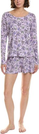 Hue Hue 2Pc Waffel Pajama Set