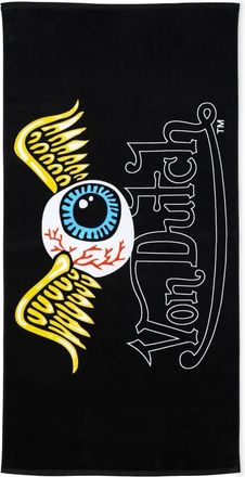 Von Dutch Iconic Y2K 100% Cotton 30x60 Beach Towel | Vision Board in Flying Eyeball at Nordstrom