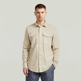 G-Star Marine Slim Shirt - Beige - Heren