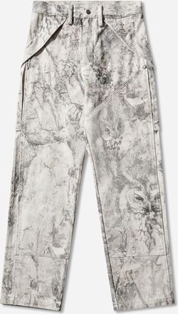 Roa Men s Wrangler Washed Pattern Denim Cargo Pants Owl Light Camo