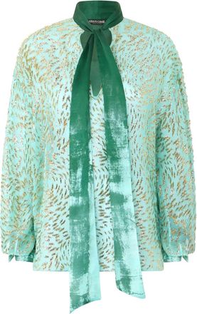 Roberto Cavalli Blusa in seta - Verde