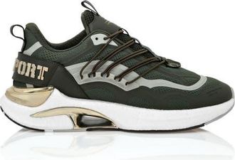 Plein Sport Runner Pressure //Gen.x.04 Unisex in Military/lightgold at Nordstrom, Size 35