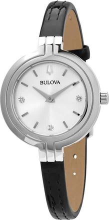 Bulova Rhapsody Quartz Silver Dial Ladies Watch 96P211