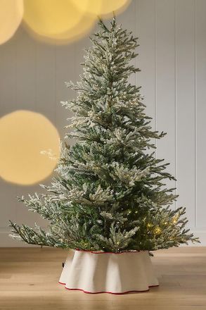 Anthropologie Wavy Fabric Tree Collar