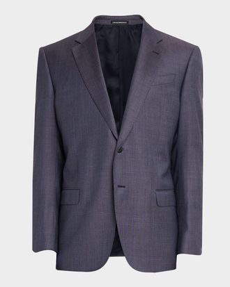 Emporio Armani Men & apos;s G Line Super 130s Pinwheel Sport Coat