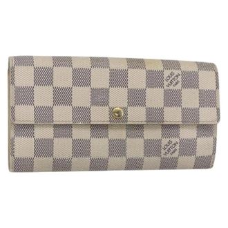 Louis Vuitton Pre-owned Wallets, female, White, Size: ONE SIZE Pre-owned Vintage Canvas Wallet