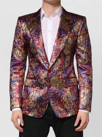 Dolce & Gabbana jacquard single breasted blazer