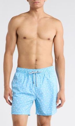 Vintage Summer Swimwear 4-Way Stretch Volley Swim Trunks in Blue at Nordstrom Rack, Size Xx-Large