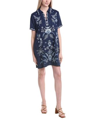 Johnny Was Winona Linen Dress