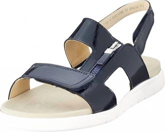 Ara Womens Rom - Sport Sandal In Dark Navy Patent