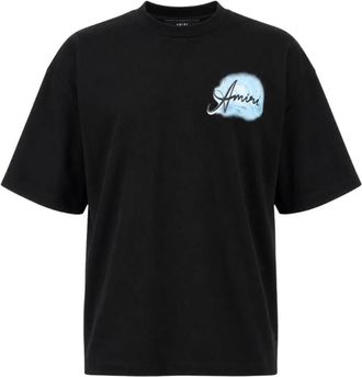 Amiri Paradise Brush T-shirt - Heren - T-shirts - Zwart - M - Katoen - Tops
