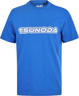 HUGO BOSS Hugo Heren Tsunoda T-shirt met ronde hals, normale pasvorm (Medium Blauw)