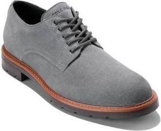 Cole Haan Chamberlain Grand Plain Toe Derby in Quiet Shade Suede /Dk Brown at Nordstrom Rack, Size 11.5