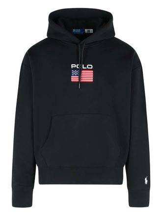 Polo Ralph Lauren logo-embroidered hoodie - Nero