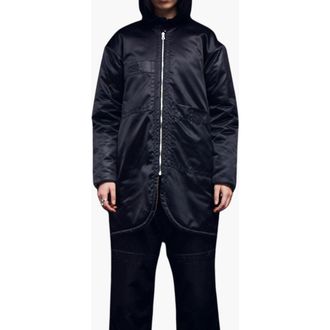 Caalo Reversible Down Coat in Black at Nordstrom, Size Medium