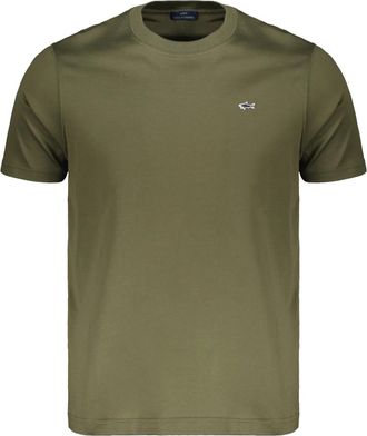 Paul & Shark T-shirt van zacht katoen - Heren - T-shirts - Groen - S - Katoen - Tops
