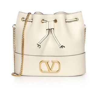 Valentino Garavani Bucket Bags, female, Beige, Size: ONE SIZE Mini Bag