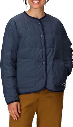 Marmot Ares Collarless 700 Fill Power Down Jacket in Thunderhead at Nordstrom, Size X-Small