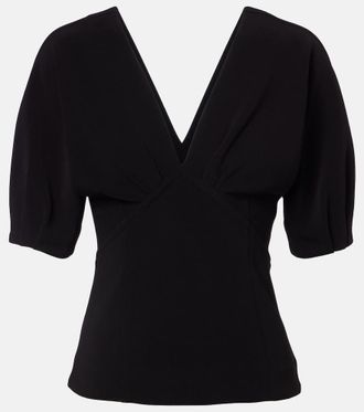 Proenza Schouler Darena cr&ecirc;pe top