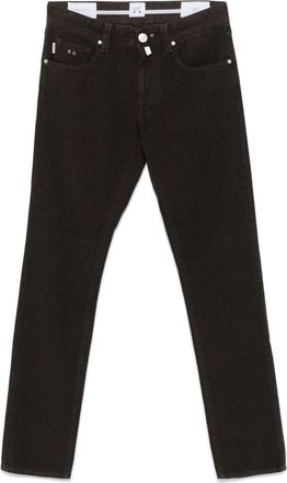 Sartoria Tramarossa Michelangelo trousers - men - Spandex/Elastane/Cotton - 34 - Brown