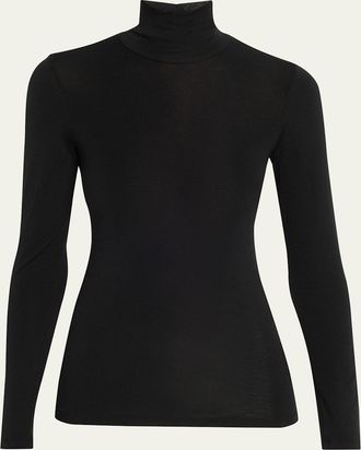 Loro Piana Mutisia Turtleneck Wool Top