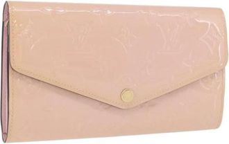 Louis Vuitton Pre-owned Long Wallet - Dames - Vintage Accessoires - Roze - ONE Size - Leer - Vintage