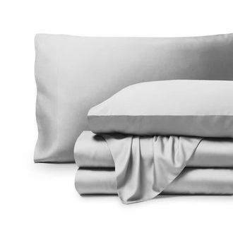 Bare Home Cooling Rayon Sheet Set in Cloud Grey at Nordstrom, Size Twin X-Long
