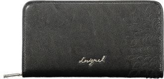 Desigual Mone Sierra Fiona Card Wallet - Dames - Portefeuilles - Zwart - ONE Size - Accessoires