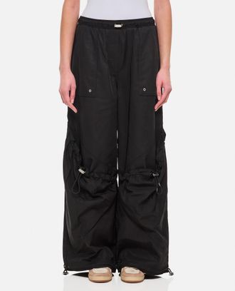 The Attico Black Oversized Long Pants