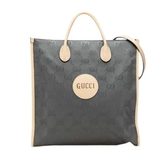 Gucci Pre-owned Tote Bags, female, Gray, Size: ONE SIZE Pre-owned Vintage Nylon Tote