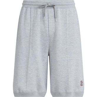 Brunello Cucinelli Double knit Bermuda shorts in Pebble at Nordstrom, Size Xxx-Large Eu