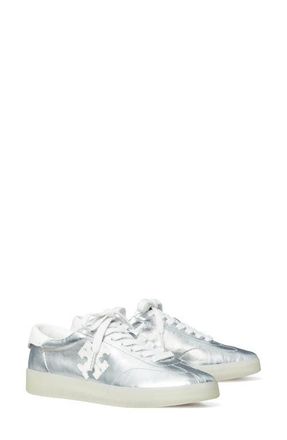Tory Burch Phoenix Sneaker in Silver /Bianco /Bianco at Nordstrom, Size 5.5